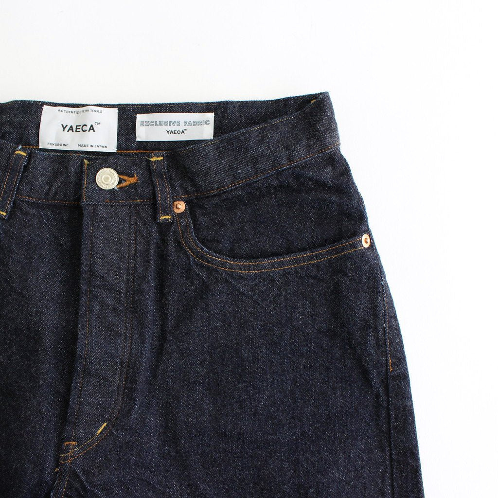 DENIM PANTS WIDE TAPERED #INDIGO [10-13W] _ YAECA | ヤエカ – ciacura