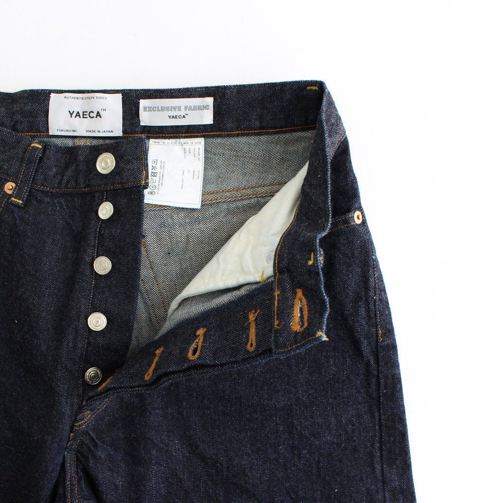 DENIM PANTS WIDE TAPERED #INDIGO [10-13W] _ YAECA | ヤエカ – ciacura