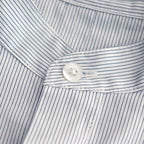 STRIPED BAND COLLAR SHIRTS #WHITE (NARROW) [YK23SS0472SH]