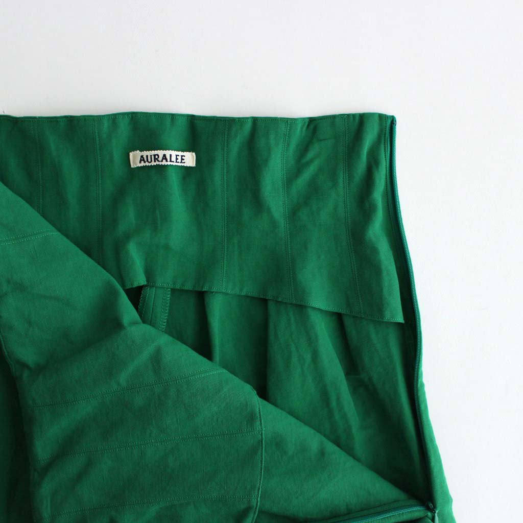 HIGH DENSITY FINX LINEN WEATHER PANTS #GREEN [A23SP06LW]