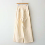HIGH DENSITY FINX LINEN WEATHER PANTS #ECRU [A23SP06LW]