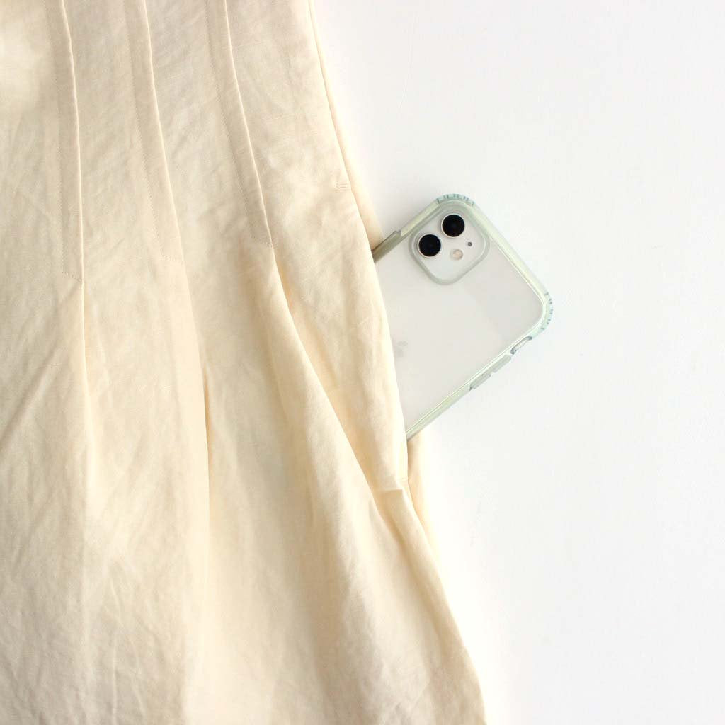 HIGH DENSITY FINX LINEN WEATHER PANTS #ECRU [A23SP06LW]