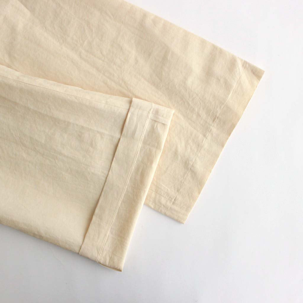 HIGH DENSITY FINX LINEN WEATHER PANTS #ECRU [A23SP06LW]