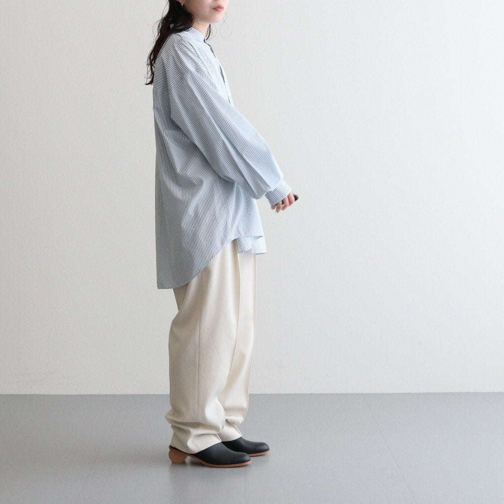 LIGHT WOOL MAX GABARDINE SLACKS #IVORY WHITE [A23SP06MG]
