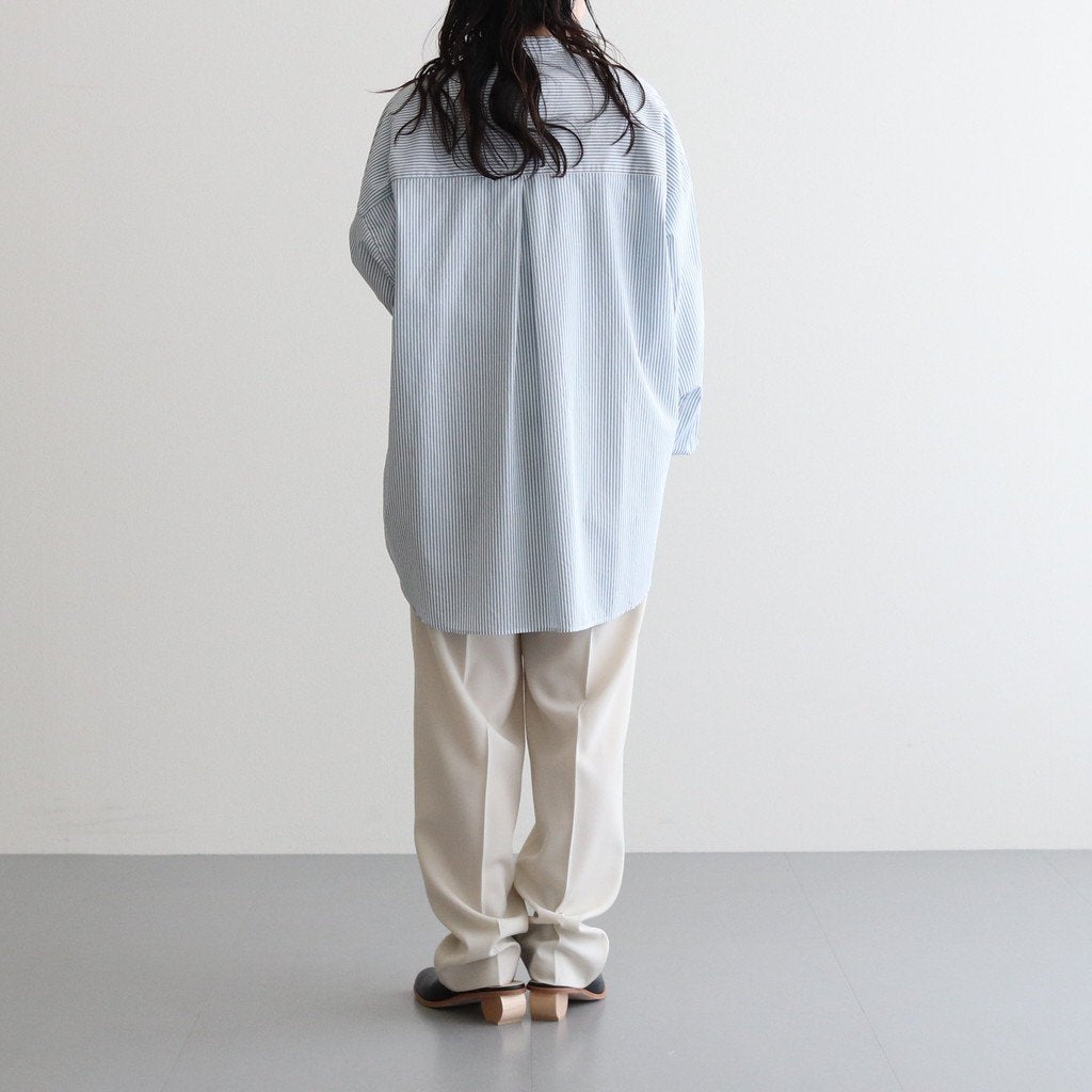 LIGHT WOOL MAX GABARDINE SLACKS #IVORY WHITE [A23SP06MG]