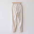 LIGHT WOOL MAX GABARDINE SLACKS #IVORY WHITE [A23SP06MG]