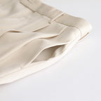 LIGHT WOOL MAX GABARDINE SLACKS #IVORY WHITE [A23SP06MG]