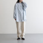 LIGHT WOOL MAX GABARDINE SLACKS #IVORY WHITE [A23SP06MG]