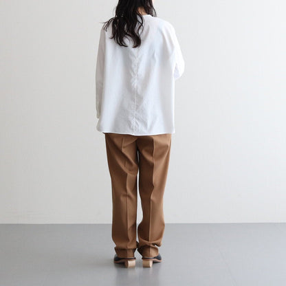 LIGHT WOOL MAX GABARDINE SLACKS #BEIGE [A23SP06MG]