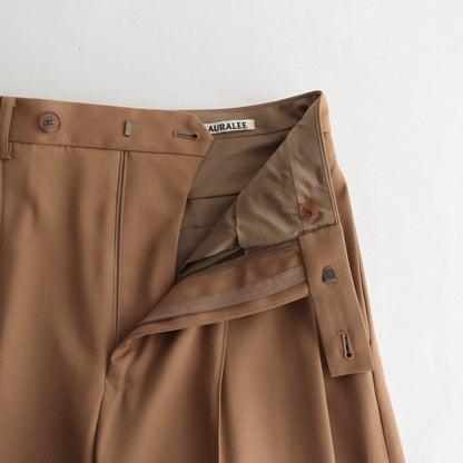 LIGHT WOOL MAX GABARDINE SLACKS #BEIGE [A23SP06MG]