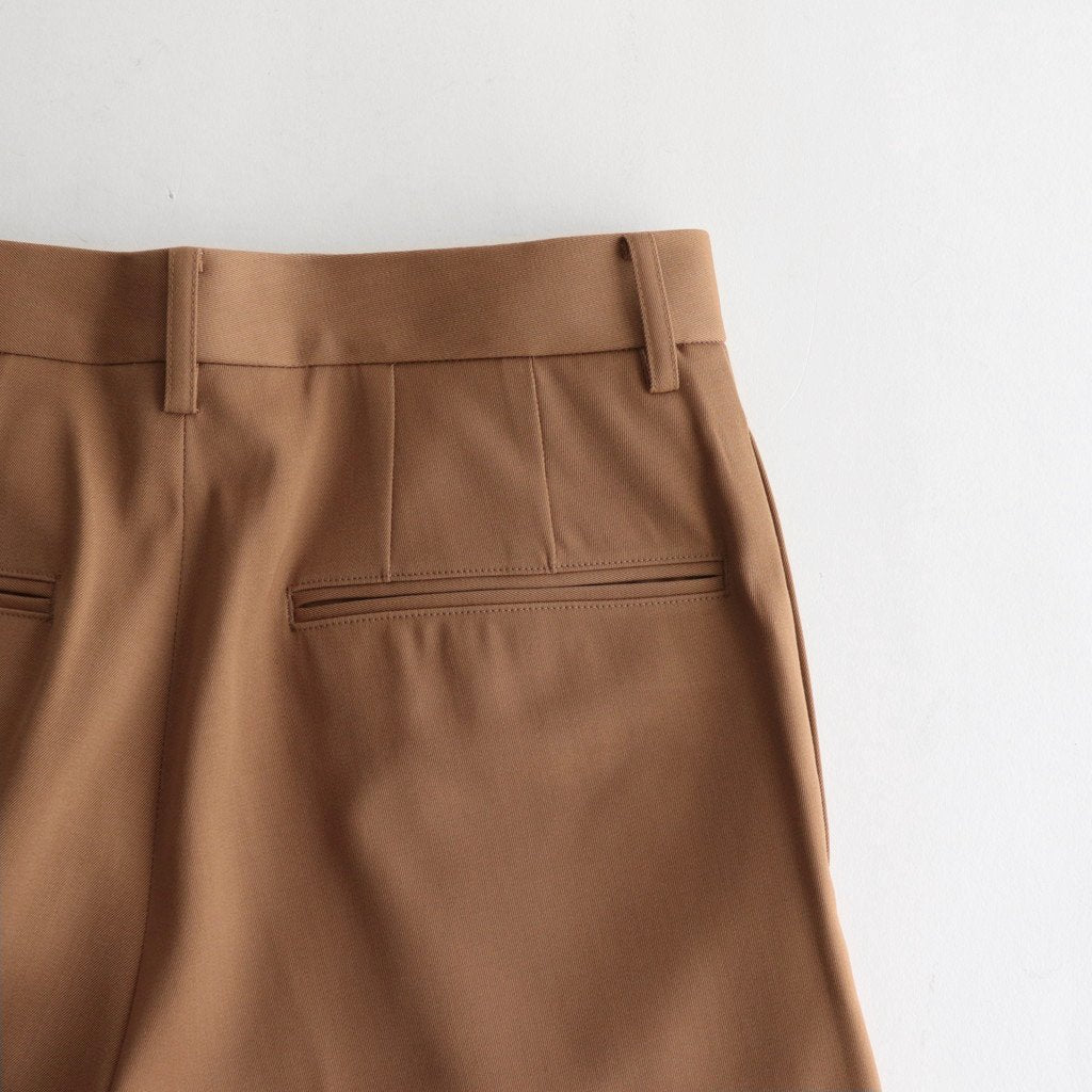 LIGHT WOOL MAX GABARDINE SLACKS #BEIGE [A23SP06MG]