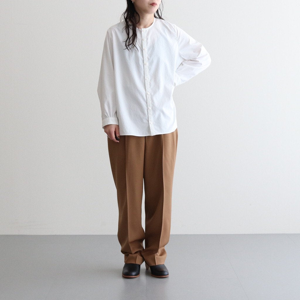 LIGHT WOOL MAX GABARDINE SLACKS #BEIGE [A23SP06MG] _ AURALEE