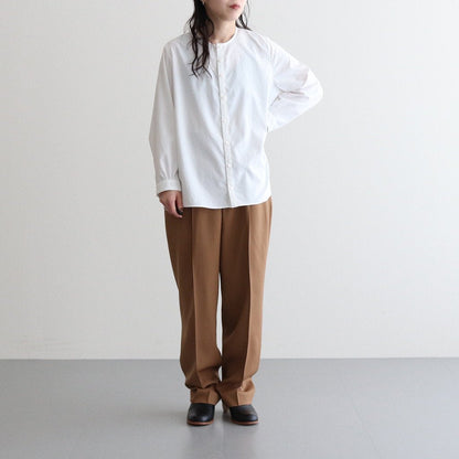 LIGHT WOOL MAX GABARDINE SLACKS #BEIGE [A23SP06MG]