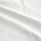 FINE COTTON MOCK NECK BIG SLEEVE DRESS #WHITE [GL231-70258B]