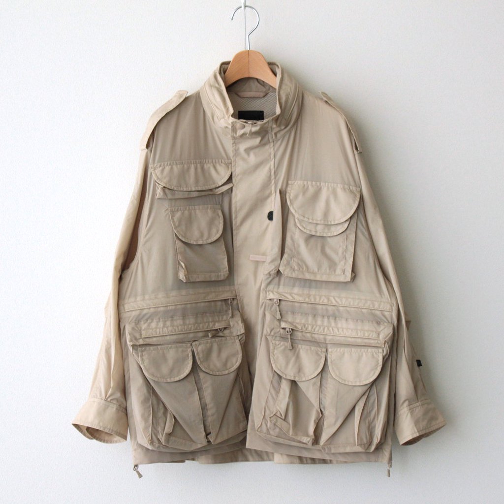 W'S TECH 2WAY PERFECT FISHING JACKET #L.BEIGE [BJ-28023L]