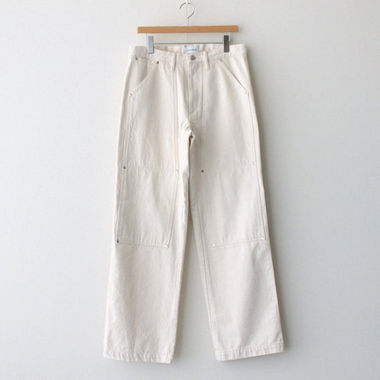 WORK JEAN TROUSERS #RINSED RAW WHITE [ST-48]