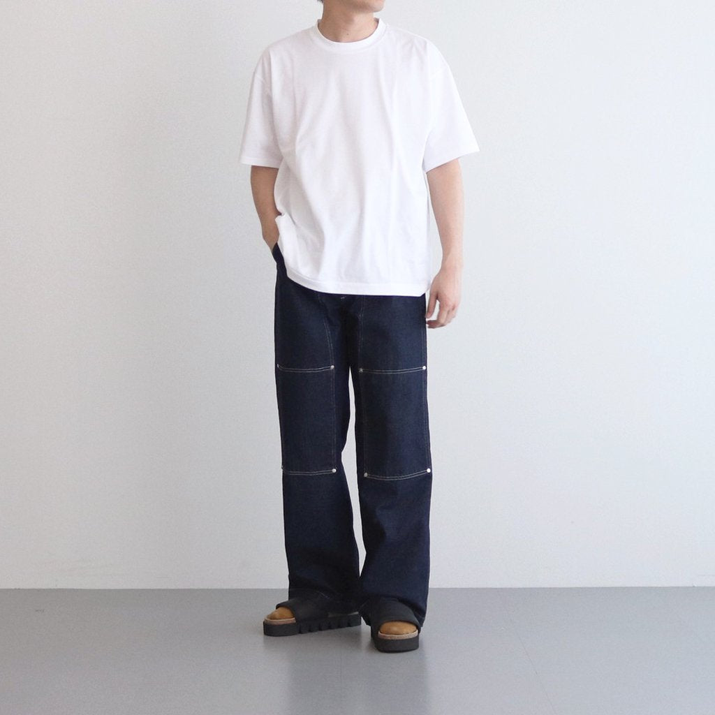 WORK JEAN TROUSERS #RINSED BLUE [ST-48]