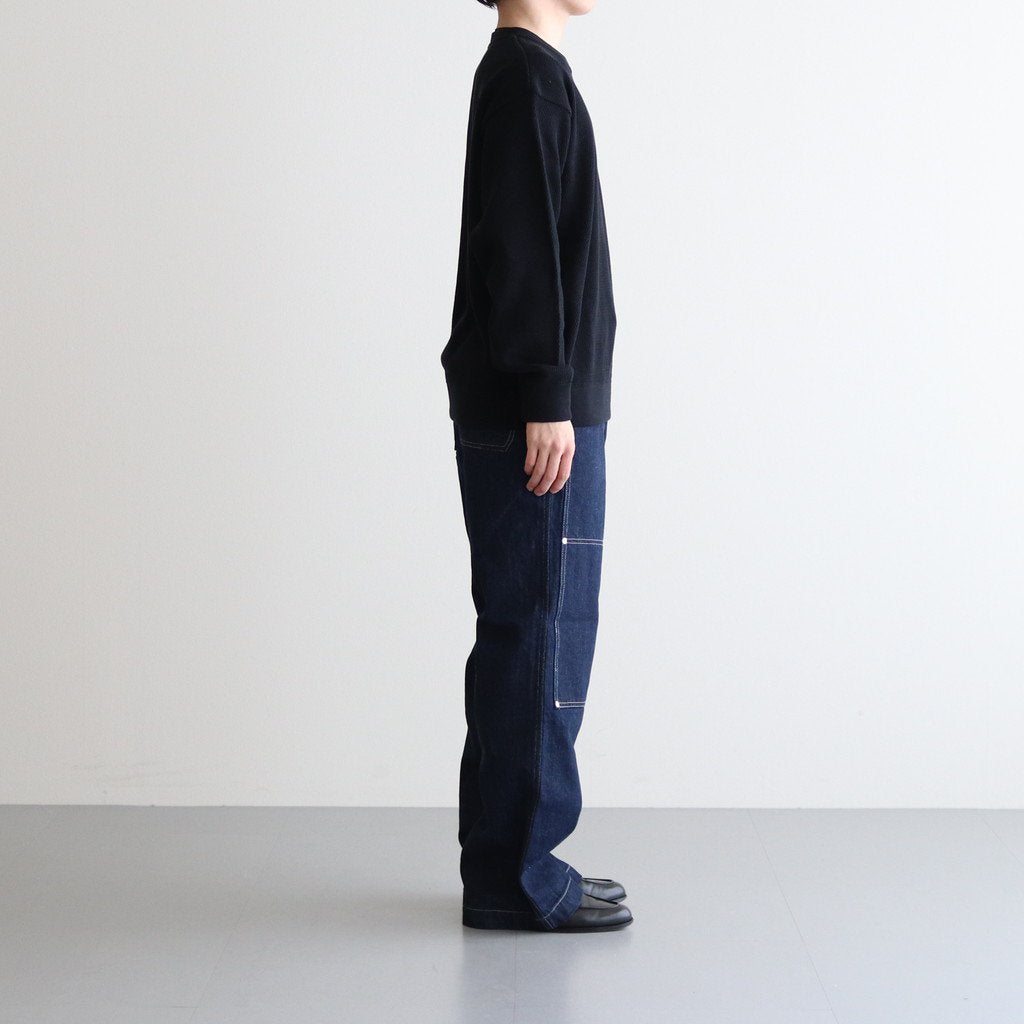 WORK JEAN TROUSERS #RINSED BLUE [ST-48]