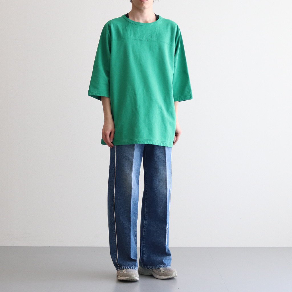 FOOT BALL T-SHIRT #GREEN [H2301-CS017] _ LENO | リノ – ciacura