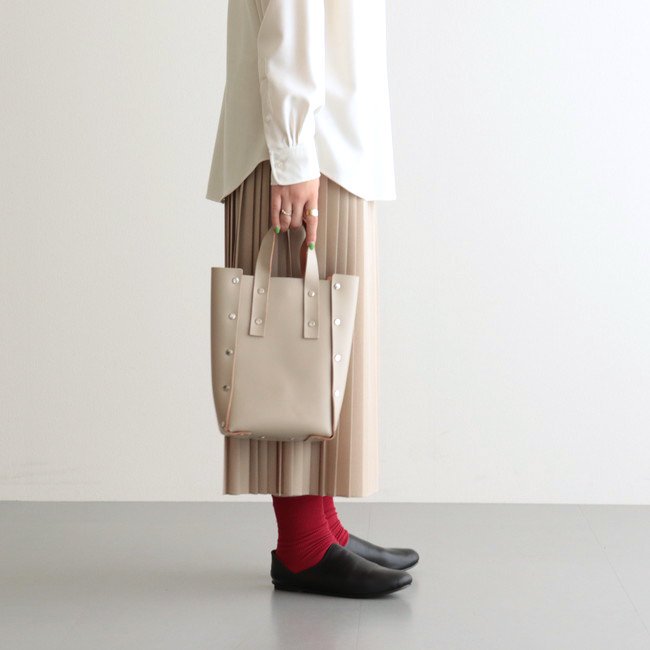 ASSEMBLE HAND BAG TALL S #BEIGE [DI-RB-ATS]