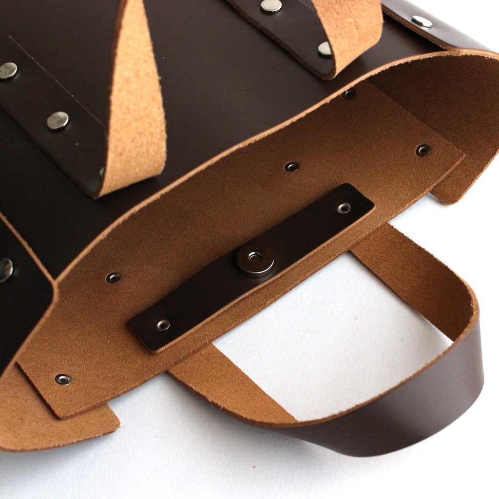 ASSEMBLE HAND BAG TALL M #DARK BROWN [DI-RB-ATM]