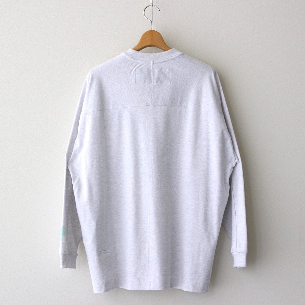 タイダイプリントヨークスリーブロンT #GREEN X ORANGE [D123-T964]