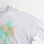 タイダイプリントヨークスリーブロンT #GREEN X ORANGE [D123-T964]