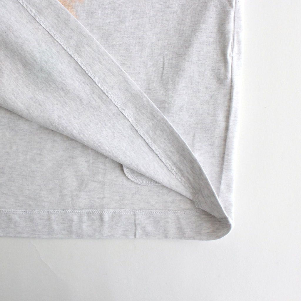 タイダイプリントヨークスリーブロンT #GREEN X ORANGE [D123-T964]