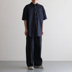 OVERSIZED SS SHIRT #DARK NAVY [ST.548-1]