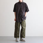 OVERSIZED SS SHIRT #KHAKI CHECK [ST.548-3]