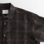 OVERSIZED SS SHIRT #KHAKI CHECK [ST.548-3]