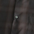 OVERSIZED SS SHIRT #KHAKI CHECK [ST.548-3]