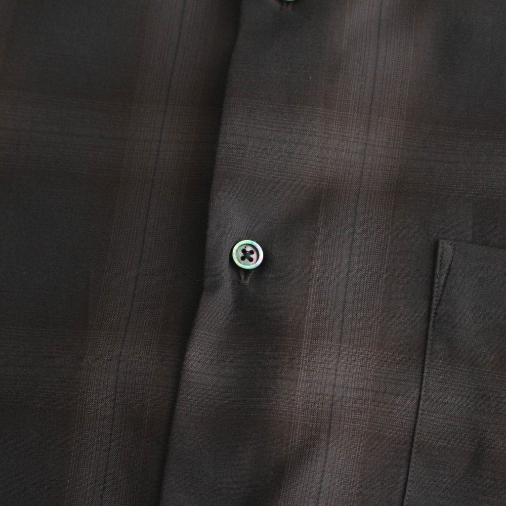 OVERSIZED SS SHIRT #KHAKI CHECK [ST.548-3]