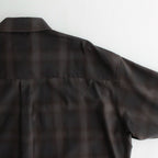 OVERSIZED SS SHIRT #KHAKI CHECK [ST.548-3]