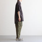 OVERSIZED SS SHIRT #KHAKI CHECK [ST.548-3]