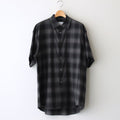 OVERSIZED SS SHIRT #NAVY CHECK [ST.548-3]