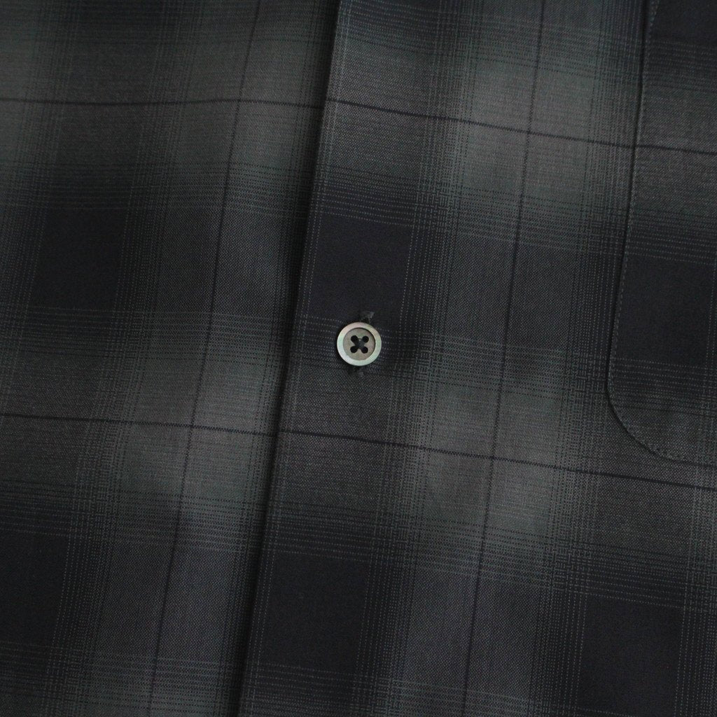 OVERSIZED SS SHIRT #NAVY CHECK [ST.548-3]