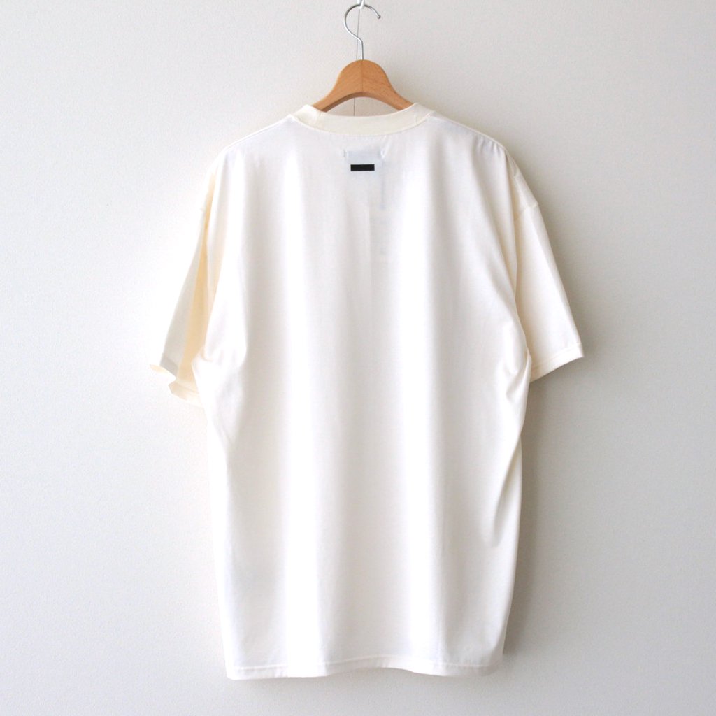 PRINT TEE MERCERISED COTTON - WATER - #WHITE [ST.551]