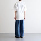 PRINT TEE MERCERISED COTTON - WATER - #WHITE [ST.551]