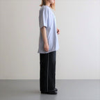 PRINT TEE MERCERISED COTTON - WATER - #BLUE GREY [ST.551]