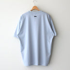 PRINT TEE MERCERISED COTTON - WATER - #BLUE GREY [ST.551]
