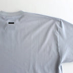 PRINT TEE MERCERISED COTTON - WATER - #BLUE GREY [ST.551]