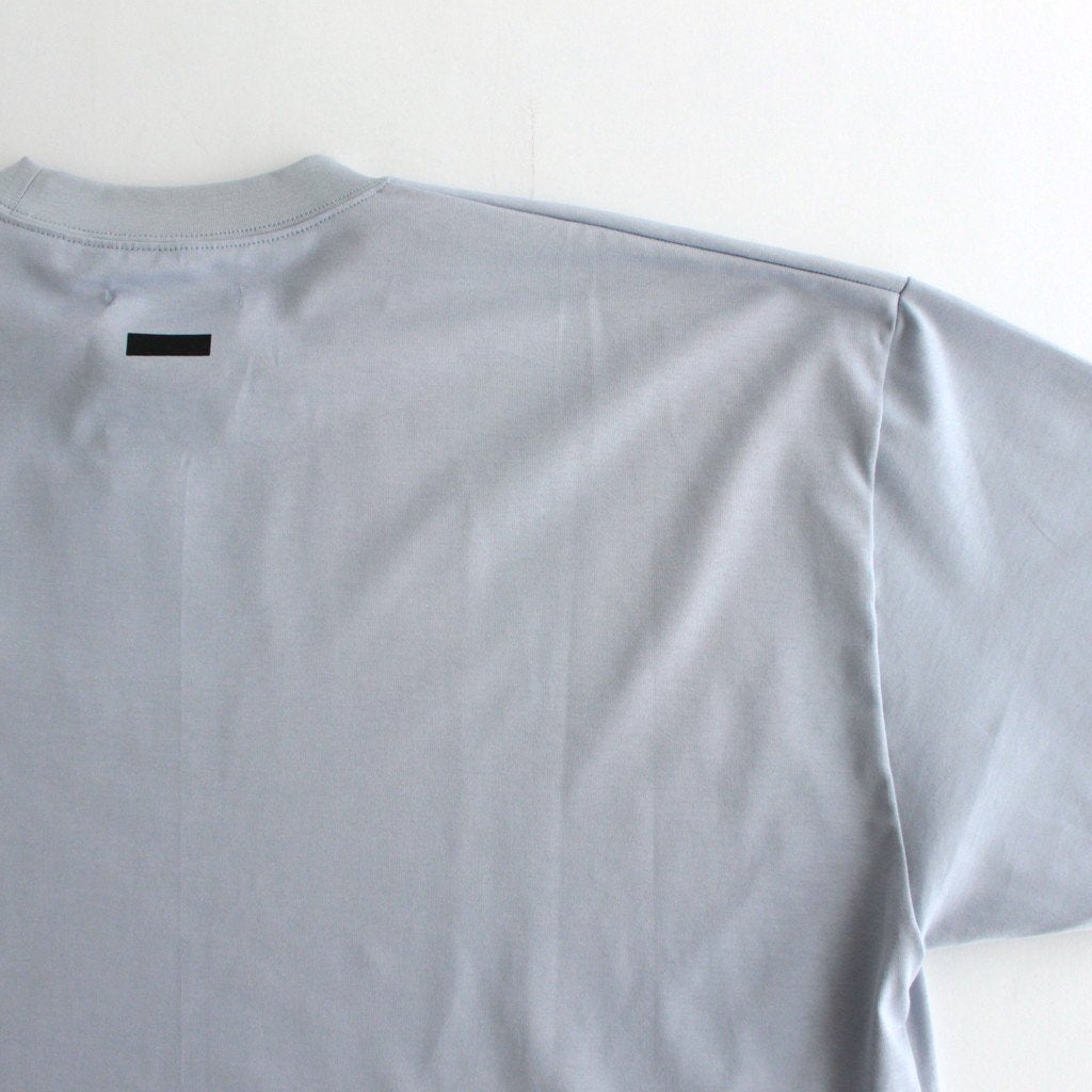 PRINT TEE MERCERISED COTTON - WATER - #BLUE GREY [ST.551]