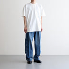 OVERSIZED POCKET TEE SUPERIOR PIMA #WHITE [ST.559]