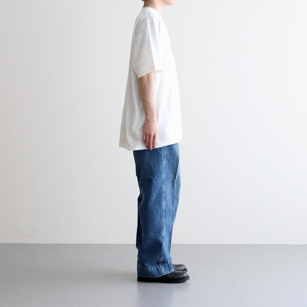 OVERSIZED POCKET TEE SUPERIOR PIMA #WHITE [ST.559]
