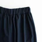 NATS6P | スパンポリエステル・ドレープカルゼ ワイドショートパンツ #NAVY [GE_NC0804P6]