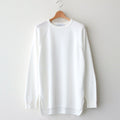 WAFFLE L/S CREW NECK TEE #WHITE [GU231-70317B]