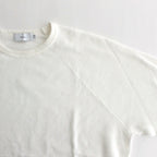WAFFLE L/S CREW NECK TEE #WHITE [GU231-70317B]
