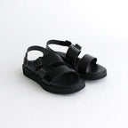 S.S. BELT SANDALS (GLOXI CUT SOLE) #BLACK [BSS2012010]