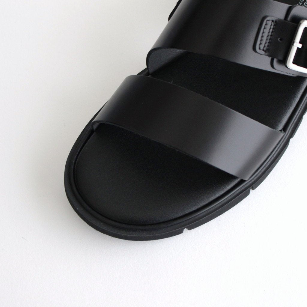 S.S. BELT SANDALS (GLOXI CUT SOLE) #BLACK [BSS2012010]